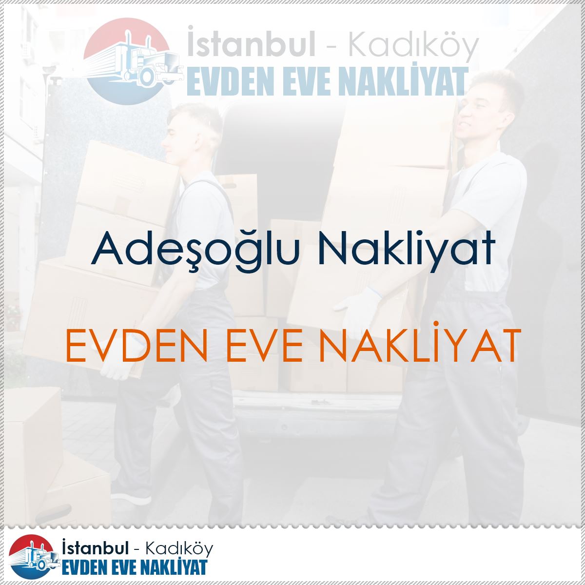 Adeşoğlu Nakliyat : Kapak Görseli